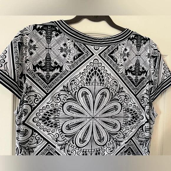 Cache Designer Brand Black & White Contemporary Style Women’s XL - Picture 2 of 10